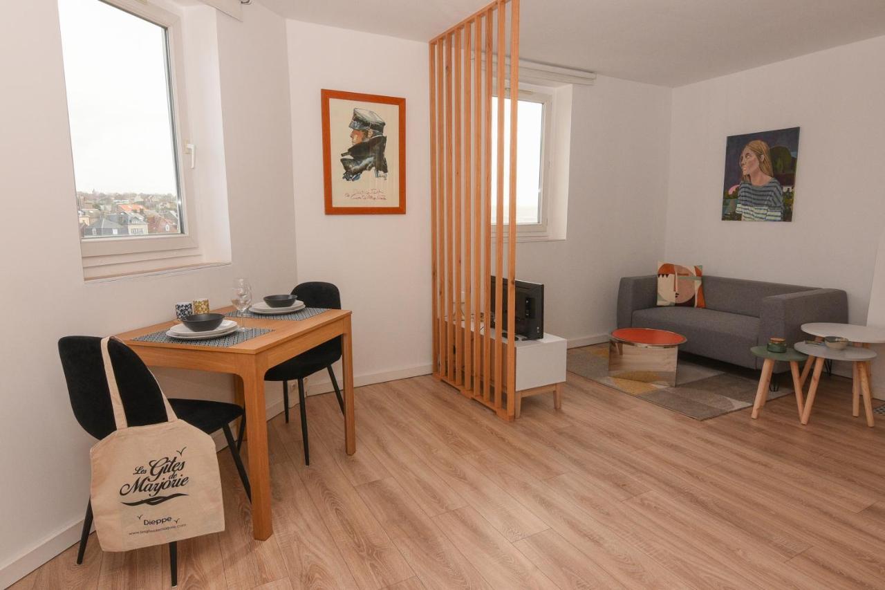 La Belle Vue Appartement 2 Personnes Vue Port Dieppe Exterior photo