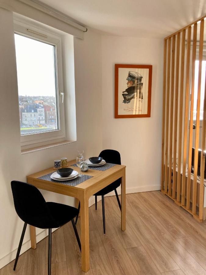 La Belle Vue Appartement 2 Personnes Vue Port Dieppe Exterior photo