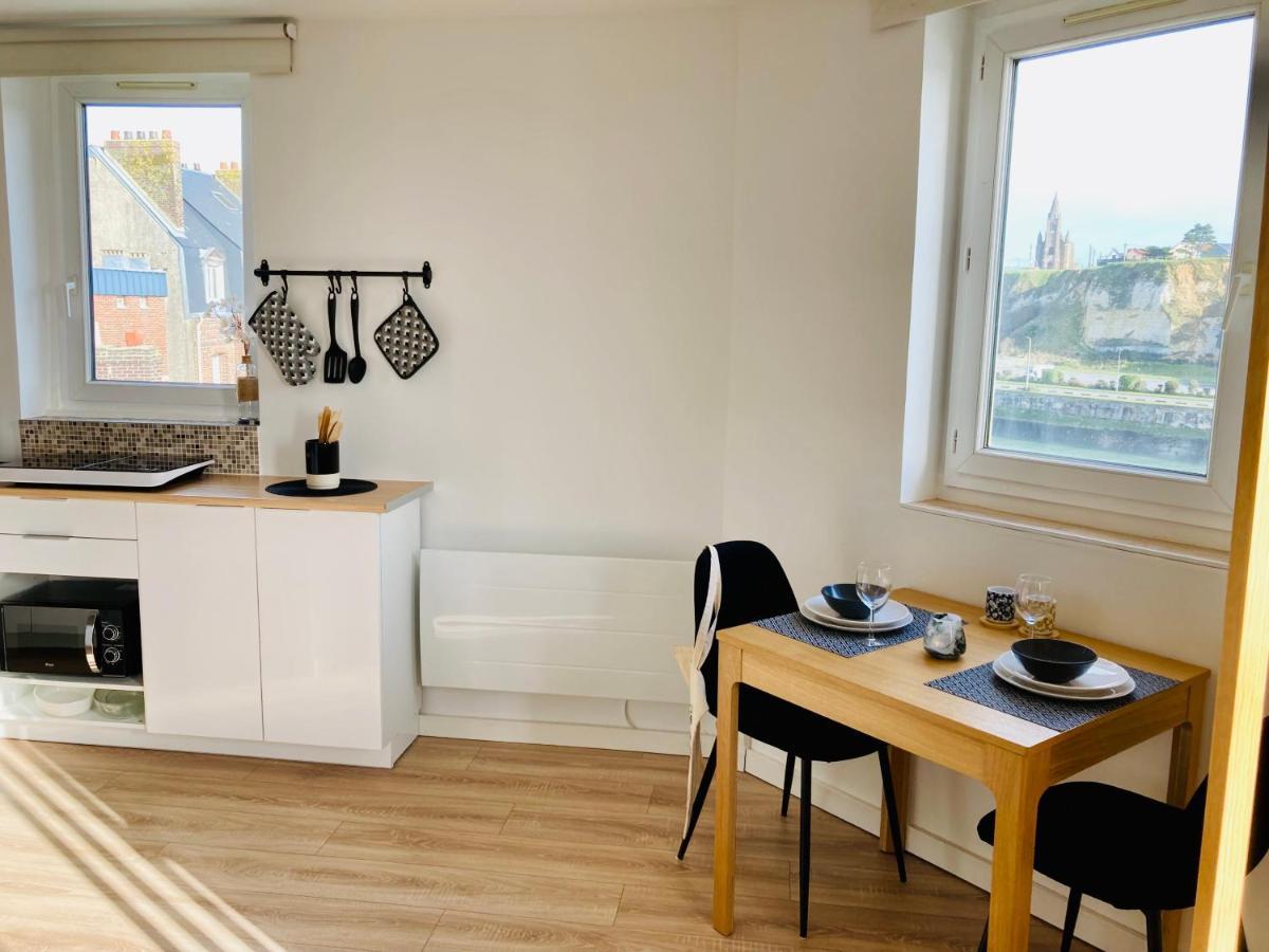 La Belle Vue Appartement 2 Personnes Vue Port Dieppe Exterior photo